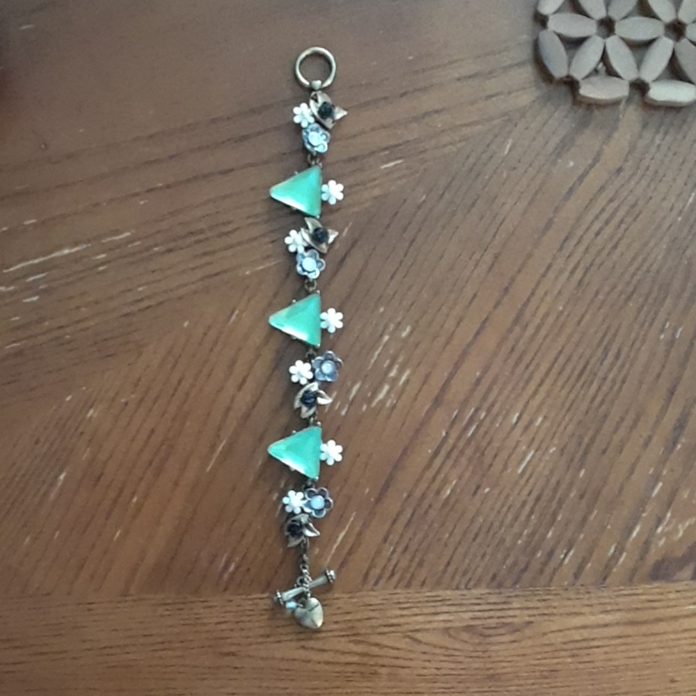 Betsey Johnson bracelet with jewelers mark.